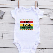 Load image into Gallery viewer, I Am Black History Baby Onesie