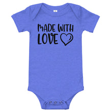 Load image into Gallery viewer, Made With Love Baby Onesie