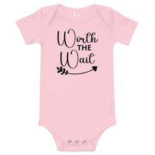 Load image into Gallery viewer, Worth the Wait Baby Onesie