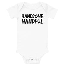 Load image into Gallery viewer, Handsome Handful Baby Onesie - Melanated Vibes