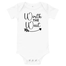 Load image into Gallery viewer, Worth the Wait Baby Onesie