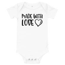 Load image into Gallery viewer, Made With Love Baby Onesie