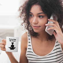 Load image into Gallery viewer, Protecting my Peace White glossy Mug