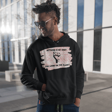 Load image into Gallery viewer, Activism is my Rent Brick Wall Unisex Hoodie - Melanated Vibes