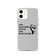 Load image into Gallery viewer, Love Black People iPhone Case