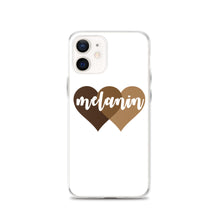 Load image into Gallery viewer, Melanin Hearts iPhone Case