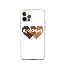 Load image into Gallery viewer, Melanin Hearts iPhone Case