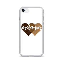 Load image into Gallery viewer, Melanin Hearts iPhone Case