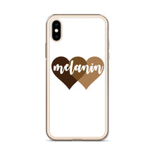 Load image into Gallery viewer, Melanin Hearts iPhone Case