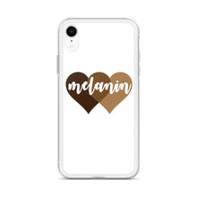 Load image into Gallery viewer, Melanin Hearts iPhone Case