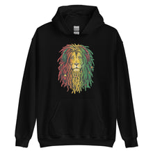 Load image into Gallery viewer, Rasta Lion Unisex Hoodie
