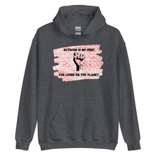 Load image into Gallery viewer, Activism is my Rent Brick Wall Unisex Hoodie