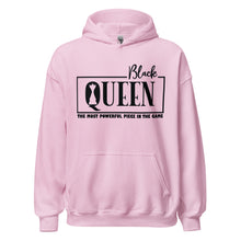 Load image into Gallery viewer, Black Queen Chess Piece Unisex Hoodie