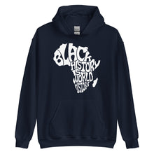 Load image into Gallery viewer, Black History is World History Unisex Hoodie