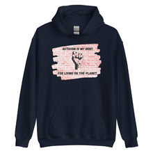 Load image into Gallery viewer, Activism is my Rent Brick Wall Unisex Hoodie