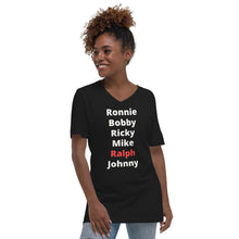 Load image into Gallery viewer, New Edition Short Sleeve V-Neck T-Shirt