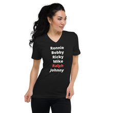 Load image into Gallery viewer, New Edition Short Sleeve V-Neck T-Shirt