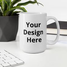 Load image into Gallery viewer, White glossy mug