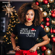 Load image into Gallery viewer, Naughty List Unisex Holiday Tee
