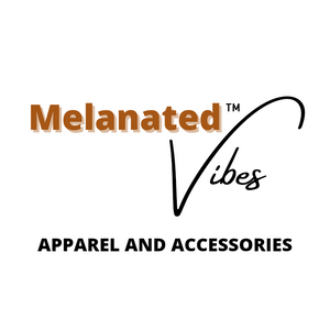 Melanated Vibes Apparel and Accessories Logo