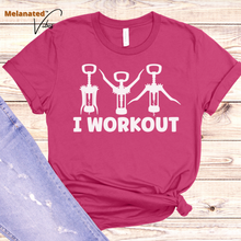 Load image into Gallery viewer, I Workout Unisex Tee
