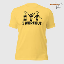 Load image into Gallery viewer, I Workout Unisex Tee
