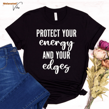 Load image into Gallery viewer, Protect Your Energy and Edges Unisex Tee
