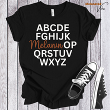 Load image into Gallery viewer, Melanin ABCs Unisex Tee
