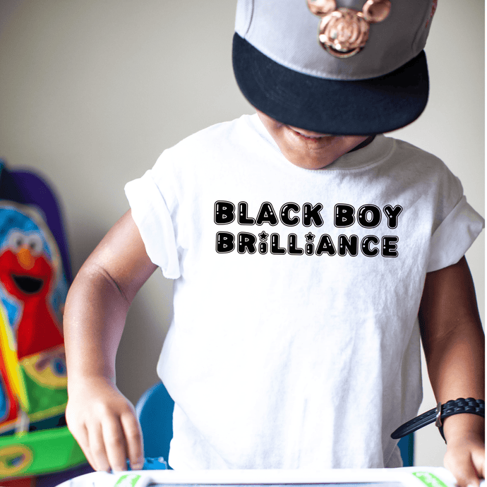 Black Boy Brilliance Toddler Tee - Melanated Vibes