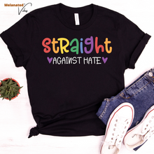 Load image into Gallery viewer, Straight Against Hate Unisex Tee
