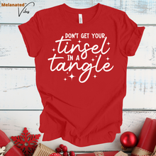 Load image into Gallery viewer, Tinsel in a Tangle Unisex Holiday Tee
