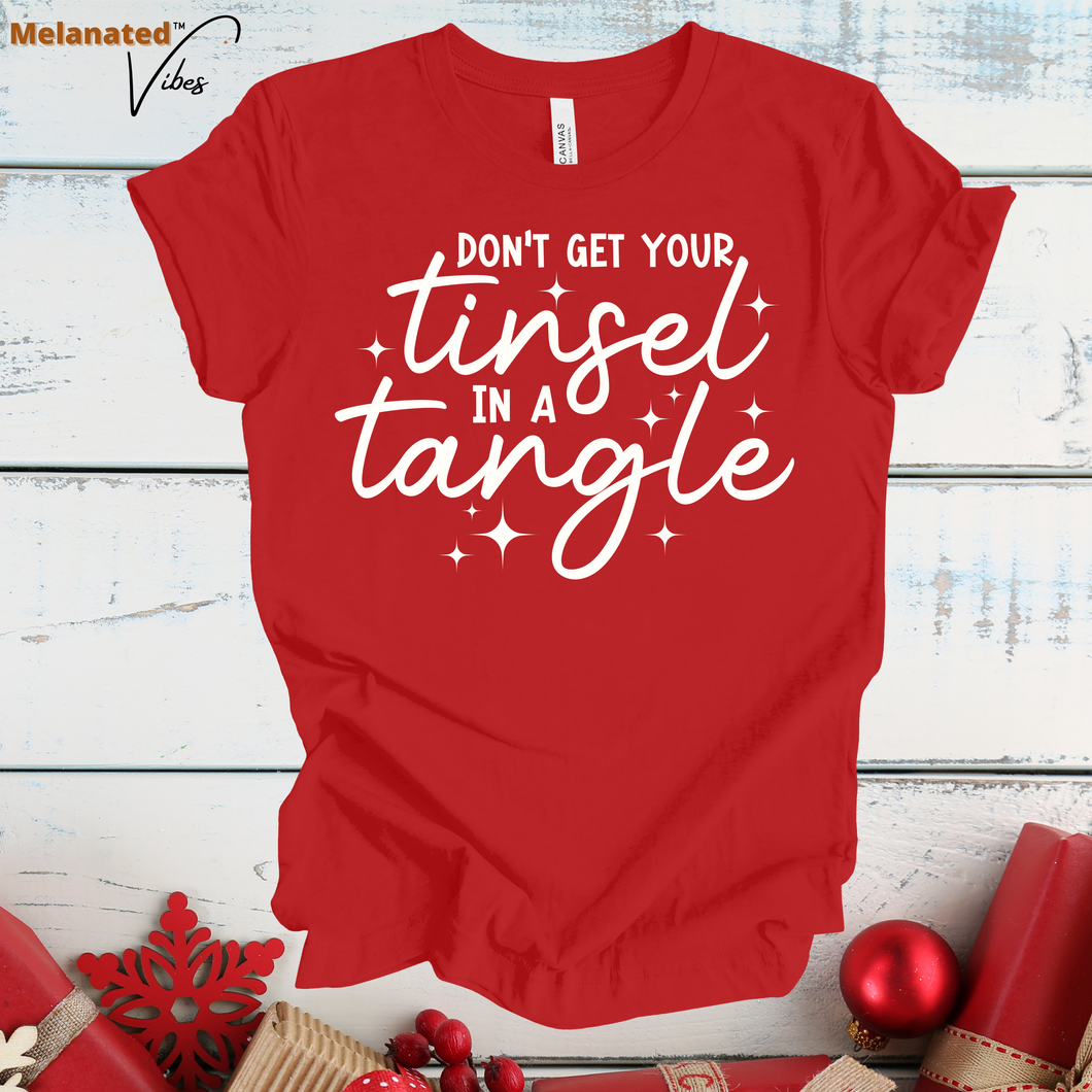 Tinsel in a Tangle Unisex Holiday Tee