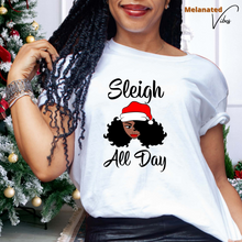 Load image into Gallery viewer, Sleigh All Day Unisex Holiday Tee
