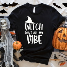 Load image into Gallery viewer, Witch Don&#39;t Kill my Vibe Unisex Tee
