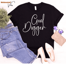 Load image into Gallery viewer, Goal Digger Unisex Tee - Melanated Vibes
