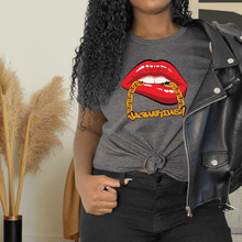 Load image into Gallery viewer, Aquarius Zodiac Chain Unisex Tee (Red) - Melanated Vibes
