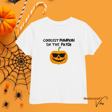 Load image into Gallery viewer, Coolest Pumpkin in the Patch Unisex Toddler Tee
