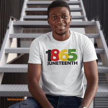 Load image into Gallery viewer, 1865 Juneteenth Unisex Tee - Melanated Vibes
