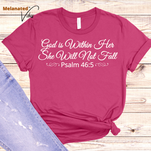 Load image into Gallery viewer, God Is Within Her Unisex Tee
