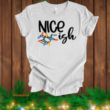 Load image into Gallery viewer, Nice-ish Unisex Holiday Tee
