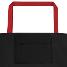 Load image into Gallery viewer, HBCU Educated Black All-Over Print Large Tote Bag
