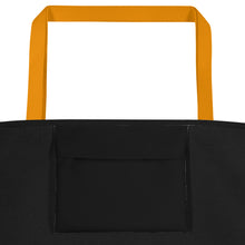 Load image into Gallery viewer, HBCU Educated Black All-Over Print Large Tote Bag
