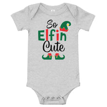 Load image into Gallery viewer, So Elfin Cute Baby Holiday Bodysuit
