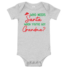 Load image into Gallery viewer, Who Needs Santa Baby Holiday Bodysuit
