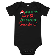 Load image into Gallery viewer, Who Needs Santa Baby Holiday Bodysuit
