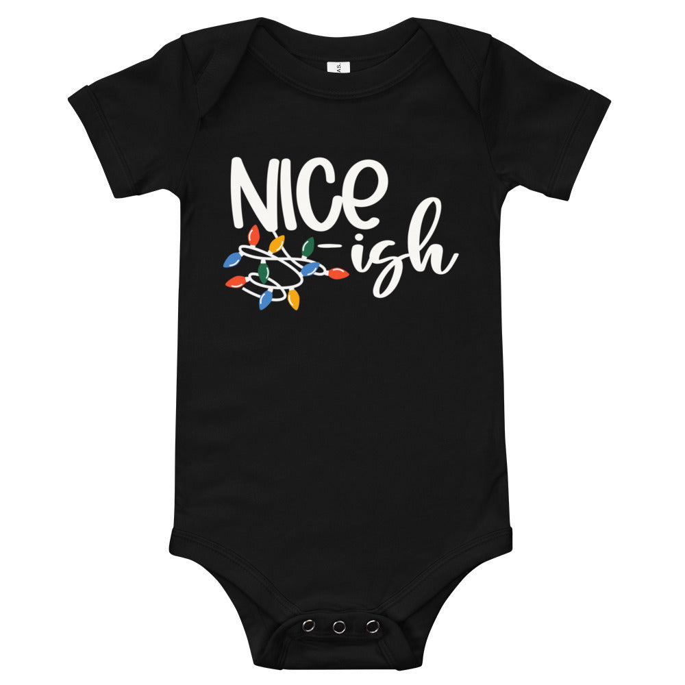 Nice-ish Baby Holiday Bodysuit