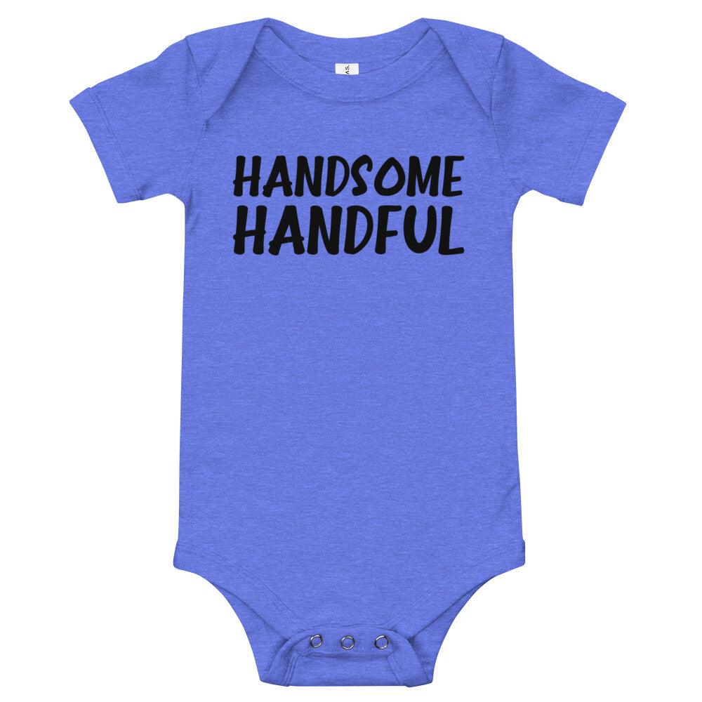 Handsome Handful Baby Onesie - Melanated Vibes