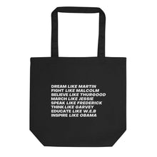 Load image into Gallery viewer, Dream Like Martin Eco Tote Bag - Melanated Vibes
