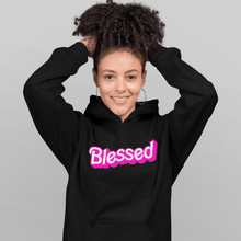 Load image into Gallery viewer, Blessed Unisex Hoodie - Melanated Vibes
