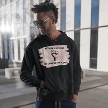 Load image into Gallery viewer, Activism is my Rent Brick Wall Unisex Hoodie - Melanated Vibes
